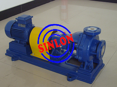 IHF Type Fluoride Plastic Alloy Lined Chemical Centrifugal Pump